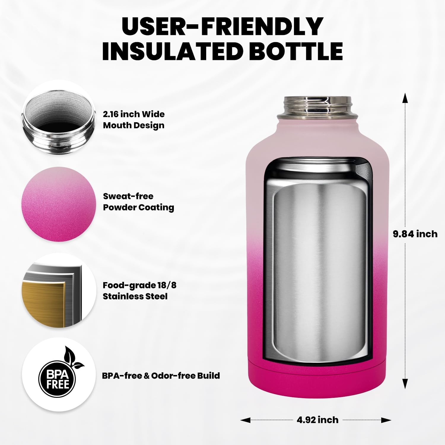 Vibrant Insulated Hydration JugTM