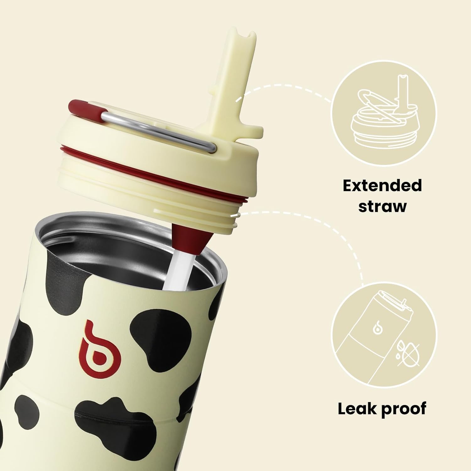 Chic Hydration Bottle with Straw™